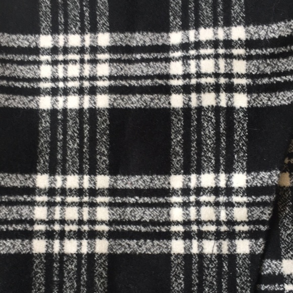 Abercrombie Plaid Checkered Wool Wrap Mini Skirt - Picture 4 of 6